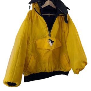 Vintage Pittsburgh Penguins Reversible Pullover Jacket Men's M NHL